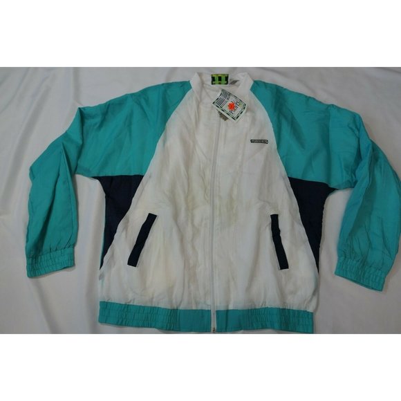 Members Only Other - 90s NOS Vintage MEMBERS ONLY All Points Men Large TRACK Jacket COLOR BLOCK
